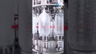 ビッグボトルフィラーライン自動回転式ペットプラスチックボトルバレル純水充填ライン