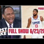 ESPN FIRST TAKE FULL SHOW June 23 2021 Stephen A Smith PG13 miss FTs Pandemic P vs Clippers vs Suns